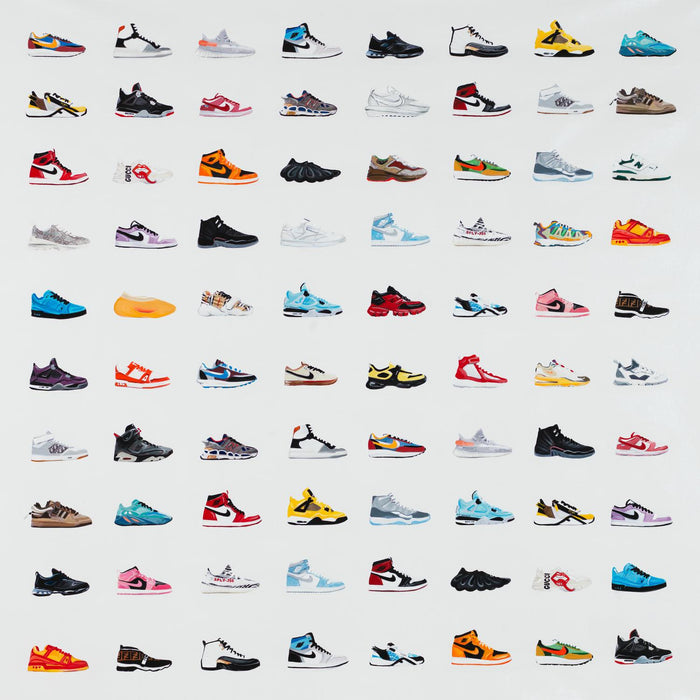 Œuvre d’art murale sur toile encadrée noire « Life Is Short Buy The Shoes » 20 x 20