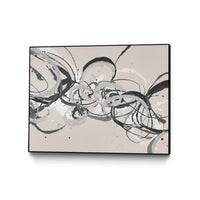Œuvre d'art murale sur toile encadrée noire « Demanding Order Iv » 40 x 30