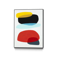 Œuvre d’art murale sur toile encadrée noire « Joy And Pop Ii » 30 x 40