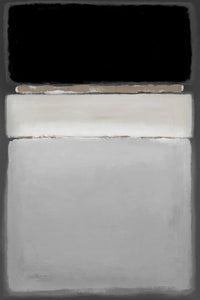 Œuvre d’art murale sur toile encadrée noire « Planned Impression Iv » 24 x 36