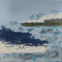 Œuvre d’art murale Giant Art « Washing To Shore » 54 x 54