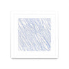Œuvre d’art murale encadrée blanche et mate « Hula Ii » 30 x 30