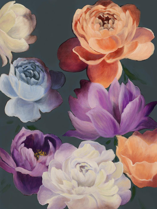 Œuvre d’art murale Giant Art « November Blooms » 72 x 54
