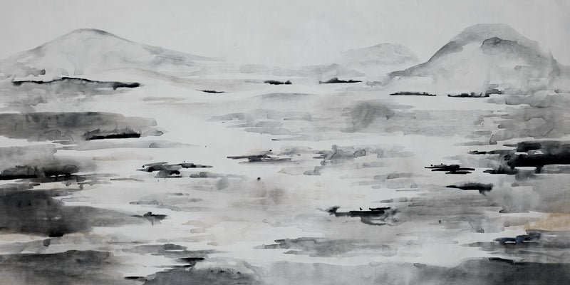 Œuvre d’art murale Giant Art « Moving Mountains » 72 x 36