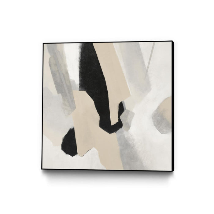 Œuvre d'art murale sur toile encadrée noire « Dynamic Concourse Ii » 20 x 20