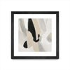 Œuvre d’art murale encadrée noire et mate « Dynamic Concourse Ii » 30 x 30