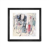 Œuvre d’art murale encadrée noire et mate « Palpitation Monitor » 36 x 36