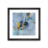 Œuvre d’art murale encadrée noire et mate « Prize Of The Day » 36 x 36