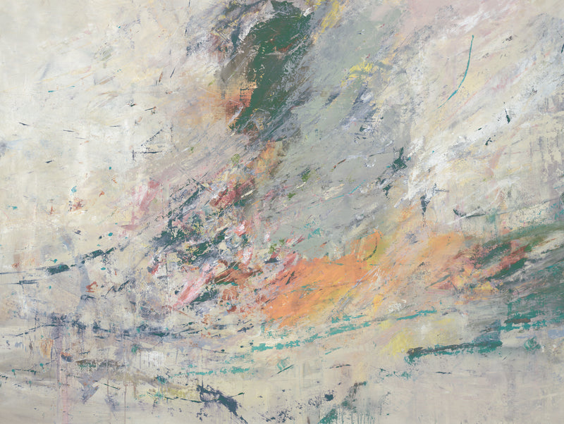 Œuvre d’art murale Giant Art « A Fabulous Finish Iv » 72 x 54
