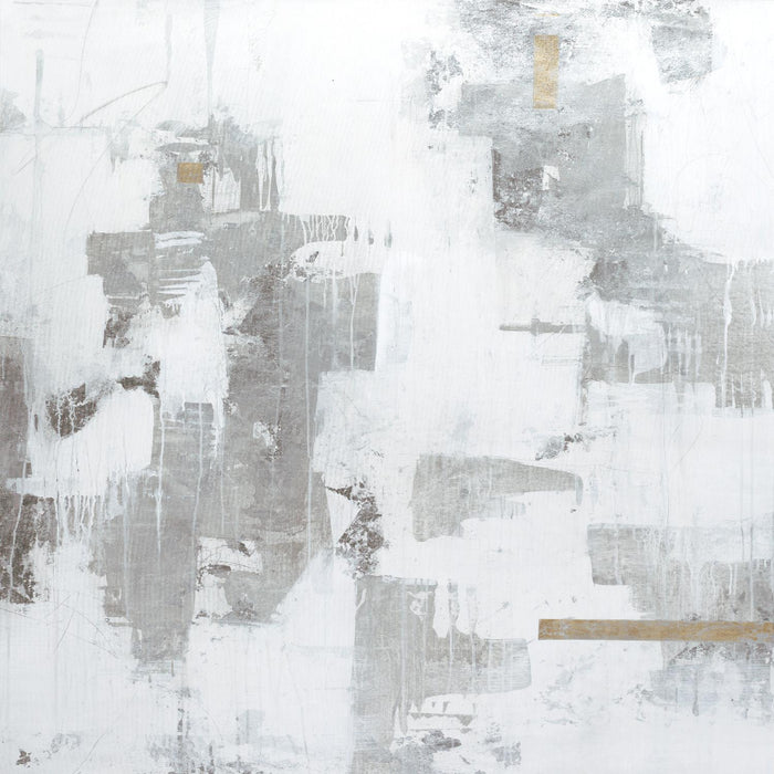 Œuvre d’art murale Giant Art « Haloed In Metallic Ii » 72 x 72