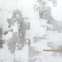 Œuvre d’art murale Giant Art « Haloed In Metallic Ii » 54 x 54