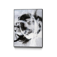 Œuvre d’art murale sur toile encadrée noire « No Turning Radius » 24 x 32