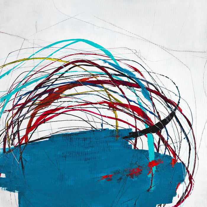 Œuvre d’art murale Giant Art « Thimble And Twine » 72 x 72