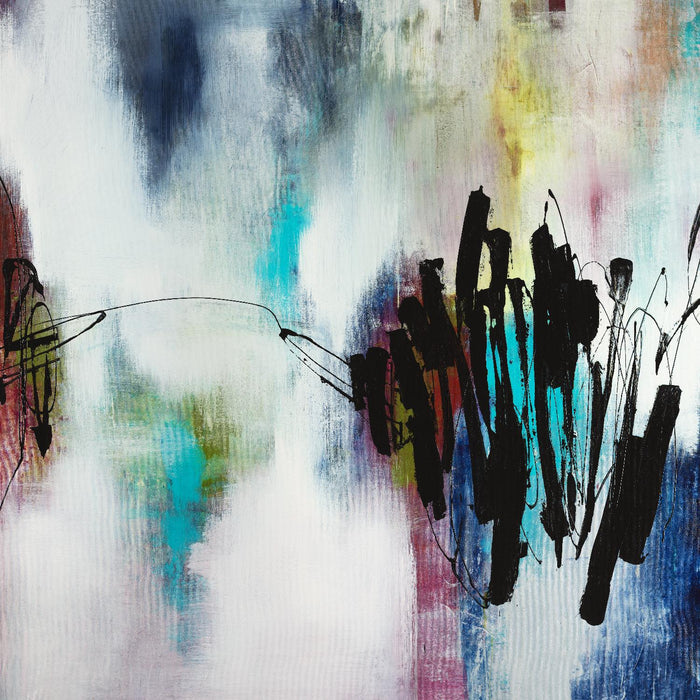 Œuvre d’art murale Giant Art « Disruptive Connection » 72 x 72