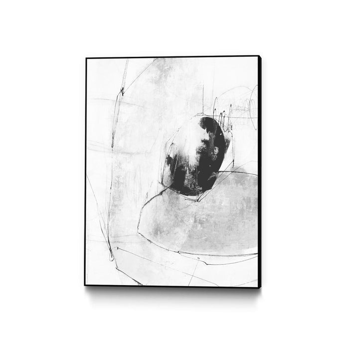 Œuvre d'art murale sur toile encadrée noire « Looking Lens Ii » 30 x 40