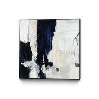Œuvre d'art murale sur toile encadrée noire « Underground Mechanics » 20 x 20