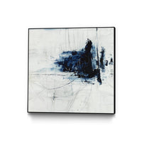 Œuvre d'art murale sur toile encadrée noire « Superior » 20 x 20