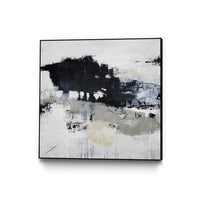 Œuvre d'art murale sur toile encadrée noire « Big Bonanza » 20 x 20