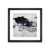 Œuvre d’art murale encadrée noire et mate « Big Bonanza » 36 x 36