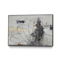 Œuvre d'art murale sur toile encadrée noire « Mess With The Mind Ii » 36 x 24