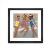 Œuvre d'art murale sur toile encadrée noire « The Orange County Club.tif » 30 x 30
