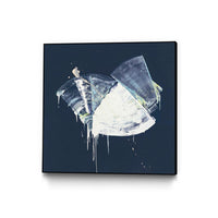 Œuvre d'art murale sur toile encadrée noire « Bells In Motion » 20 x 20
