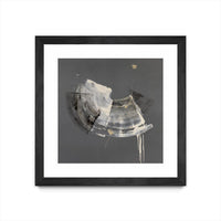Œuvre d’art murale encadrée noire et mate « Elegance » 30 x 30
