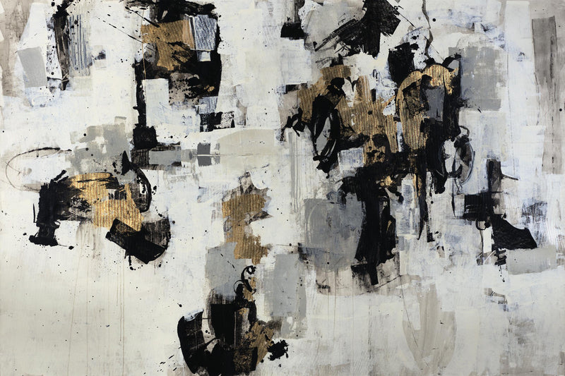 Œuvre d’art murale Giant Art « Gold Gloved Boxer » 84 x 54