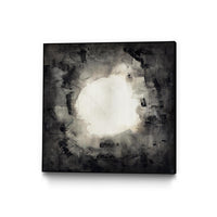 Œuvre d'art murale sur toile encadrée noire « Positives And Negatives Ii » 20 x 20