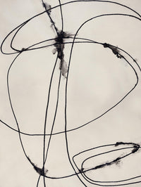 Œuvre d’art murale Giant Art « Tangled Ties » 72 x 54