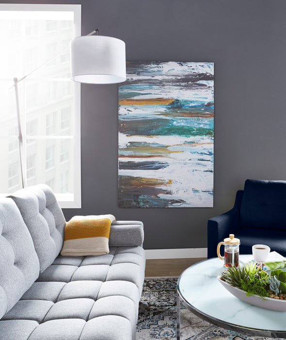 Cascade colorée - 40 po x 60 po