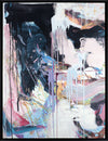Colourfalls abstrait – 32 po x 42 po