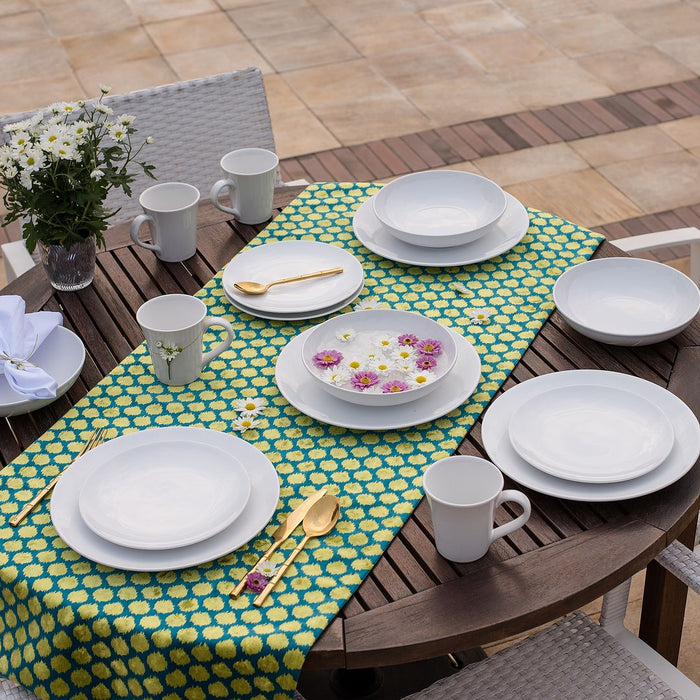 Service de vaisselle Coup 16 pièces - blanc