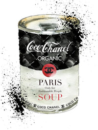 Œuvre d’art murale Giant Art « Fashion Soup » 72 x 54