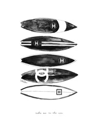 Œuvre d’art murale Giant Art « Surf Portrait » 72 x 54
