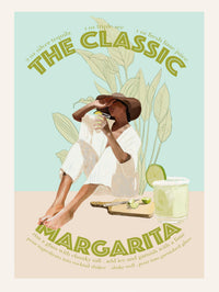 Œuvre d’art murale Giant Art « The Classic Margarita » 72 x 54