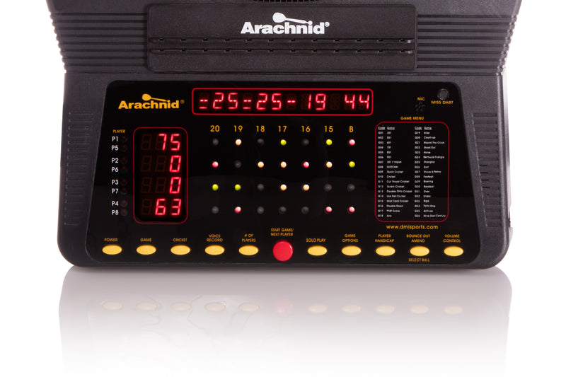 Cible de jeu de fléchettes électronique Escalade Arachnid Cricket Pro 750