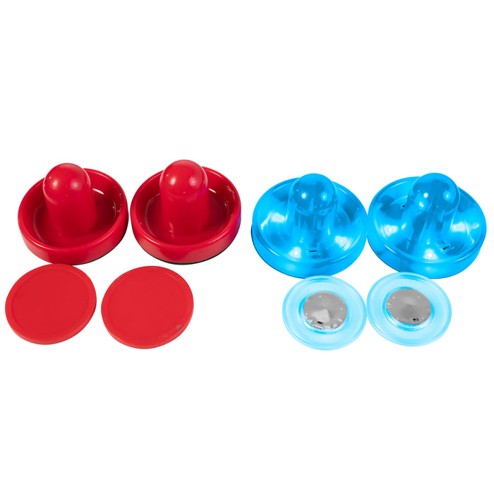 Jeu de hockey pneumatique à DEL de 7,5 po Atomic Indiglo