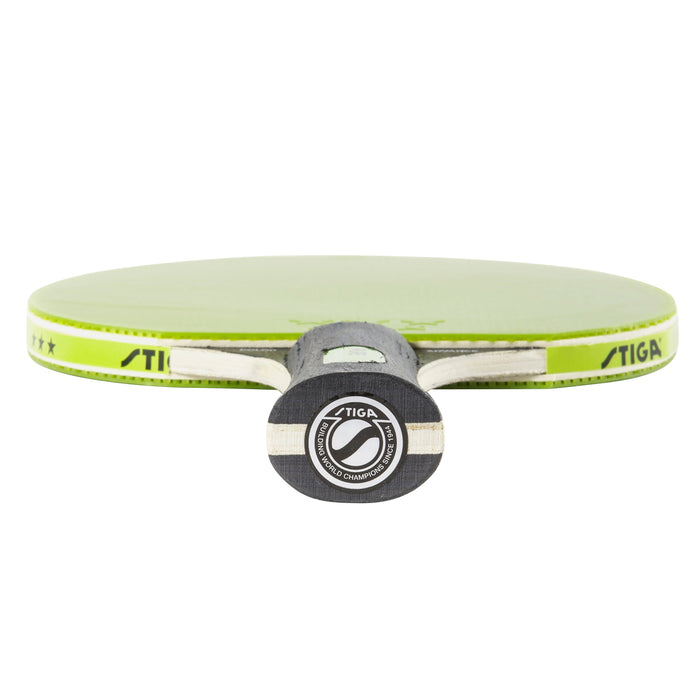 Raquette de tennis de table verte STIGA Pure Color Advance