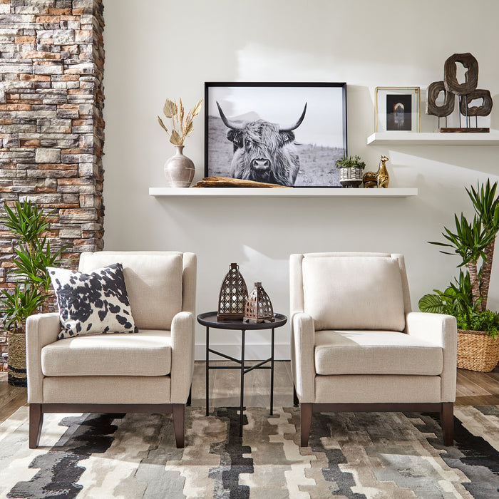 Taureau laminé encadré - 31 po x 41 po 