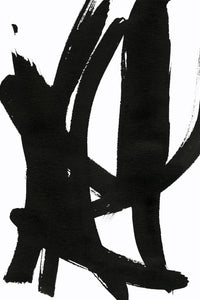 Œuvre d’art murale Giant Art « Composition In Black And White 7 » 72 x 48