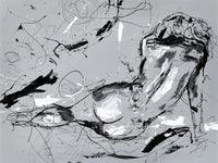 Œuvre d’art murale Giant Art « Nude Figure 3 » 72 x 54