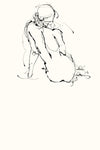 Œuvre d’art murale Giant Art « Contour Figure 4 » 84 x 54