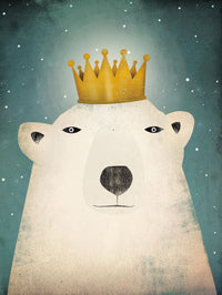 Œuvre d’art murale Giant Art « Polar King » 72 x 54