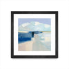Œuvre d’art murale encadrée noire et mate « Sand And Sky » 30 x 30