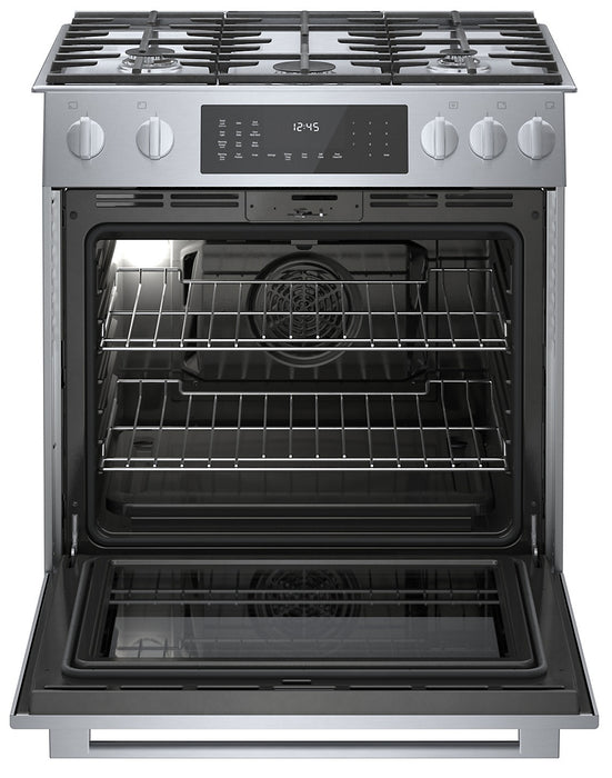 Cuisinière à gaz encastrée Bosch de série 800 à capacité de 4,8 pi3 - HGI8056UC
