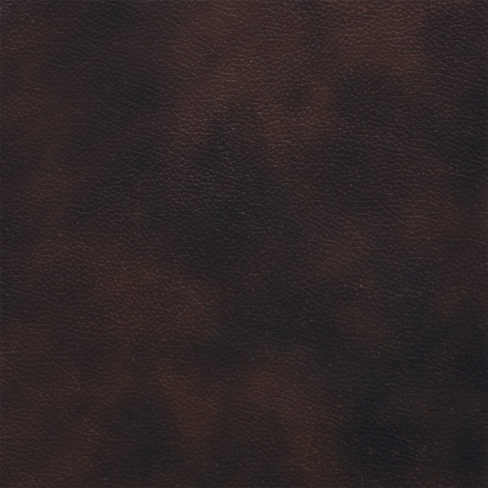 Sofa sectionnel à inclinaison électrique Hugo 5 pièces en cuir véritable avec consoles de rangement et porte-gobelets - brun