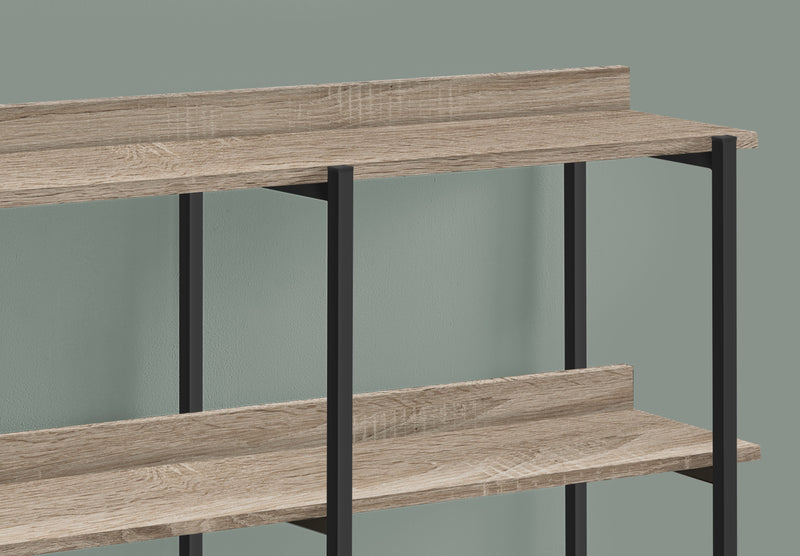 Console noire et taupe foncé