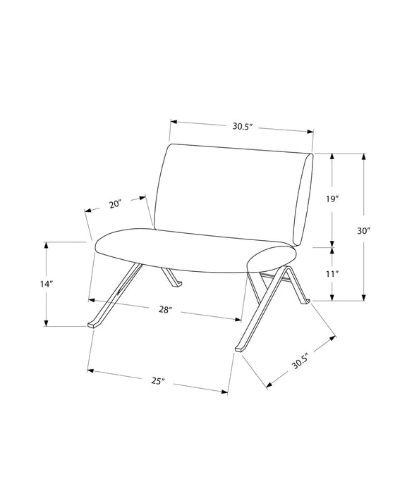 Fauteuil d’appoint en métal chromé et tissu à motif de chevron bleu sarcelle