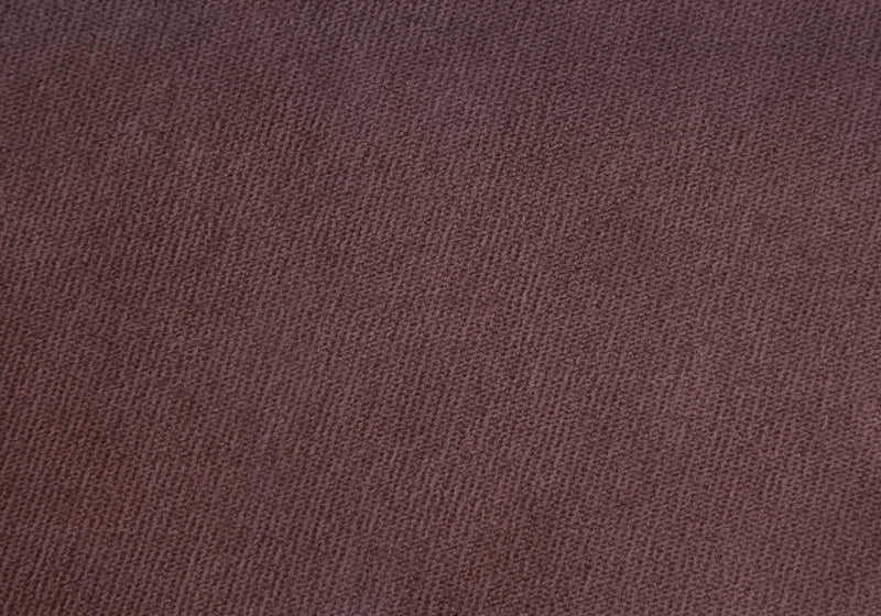 Pouf doré et tissu prune